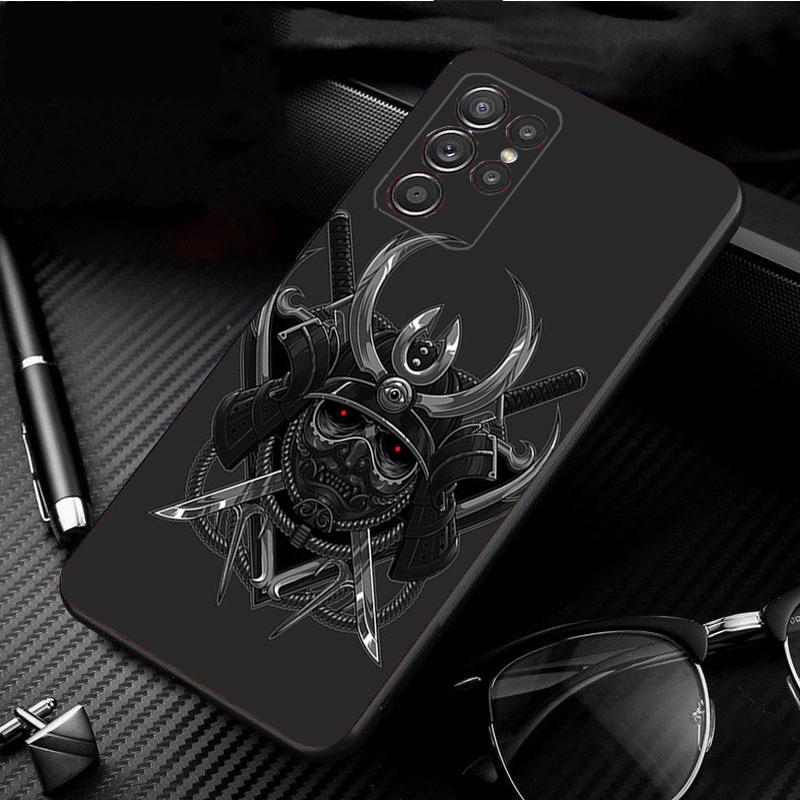 Phone Case for Samsung S26 S25 S24 S23 S22 Ultra S23 S22 S25 Plus S24 FE S26Edge Japanese Samurai Oni Mask