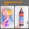 Hanging Mesh Plastic Bag Dispenser Large Capacity Easy Access For Home Storage For Kitchen Recycling Containers