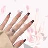 Nail Handcrafted Wearing Cherry Red  Art Highgrade Fashionable Popular Trend