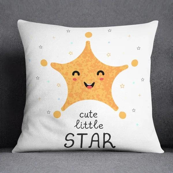 Nordic abstract printed pattern square cushion cover for home living room sofa decoration waist  pillowcase x