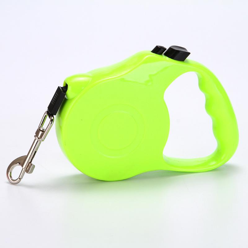 

3M/5M Retractable Pet Dog Leash Extending Puppy Walking Leads Pets Quick Release Cat Lead Extending Traction Rope 3 Meter светло-зеленый