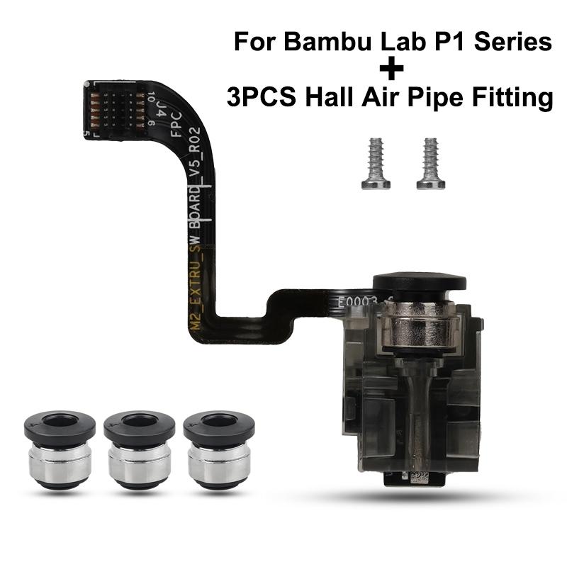 Für Bambu Lab P1P P1S X1 X1C Extruder Filament Sensor Hallschalter Platine P1 Serie Original Ersatz 3D-Drucker Zubehör