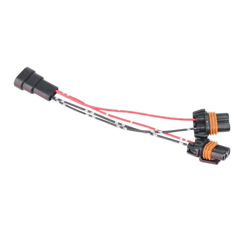 

Universal 9005 9006 HB3 HB4 Female Adapter Harness For Headlight Conversion With High Temperature Resistance 1
