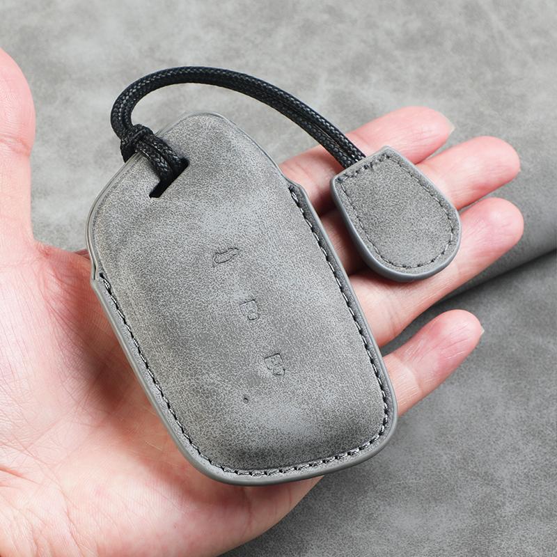 Leather Car Key Case Cover Shell For Baojun 560 Rs-5 530 630 310 E100 310W 510 730 360 Holder Fob Keychain Interior Accessories