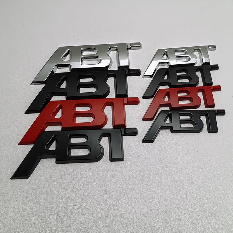3D Metal Car Fender Trunk Body Tailgate Emblem Badge ABT Logo Decal Sticker