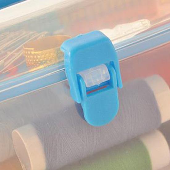 Thread Threader Needle Tape Measure Scissors Thimble Sewing Kit Needlework Box