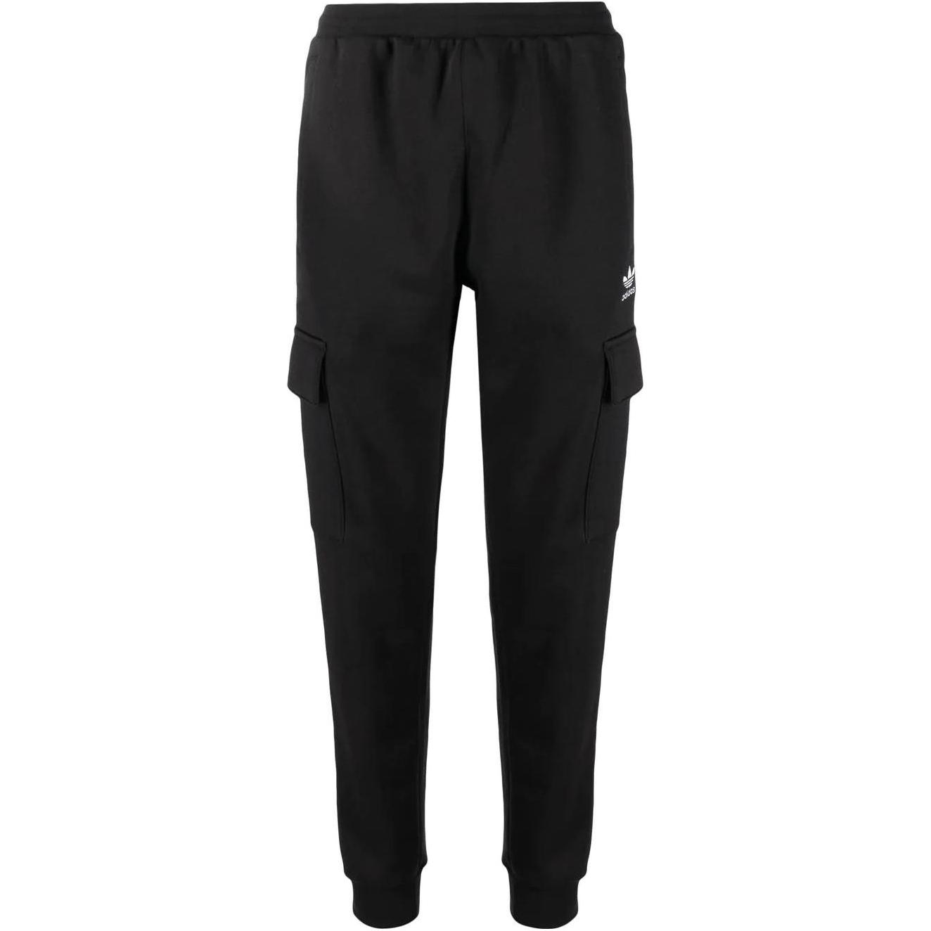 

Adidas Originals Trefoil Однотонные брюки-карго с принтом логотипа Мужские брюки черные HK9689 XS