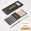 High-Grade 304 Stainless Steel Chopsticks: Luxury, Durable, Mold-Resistant Tableware for Home, Hotel, or Restaurant Use