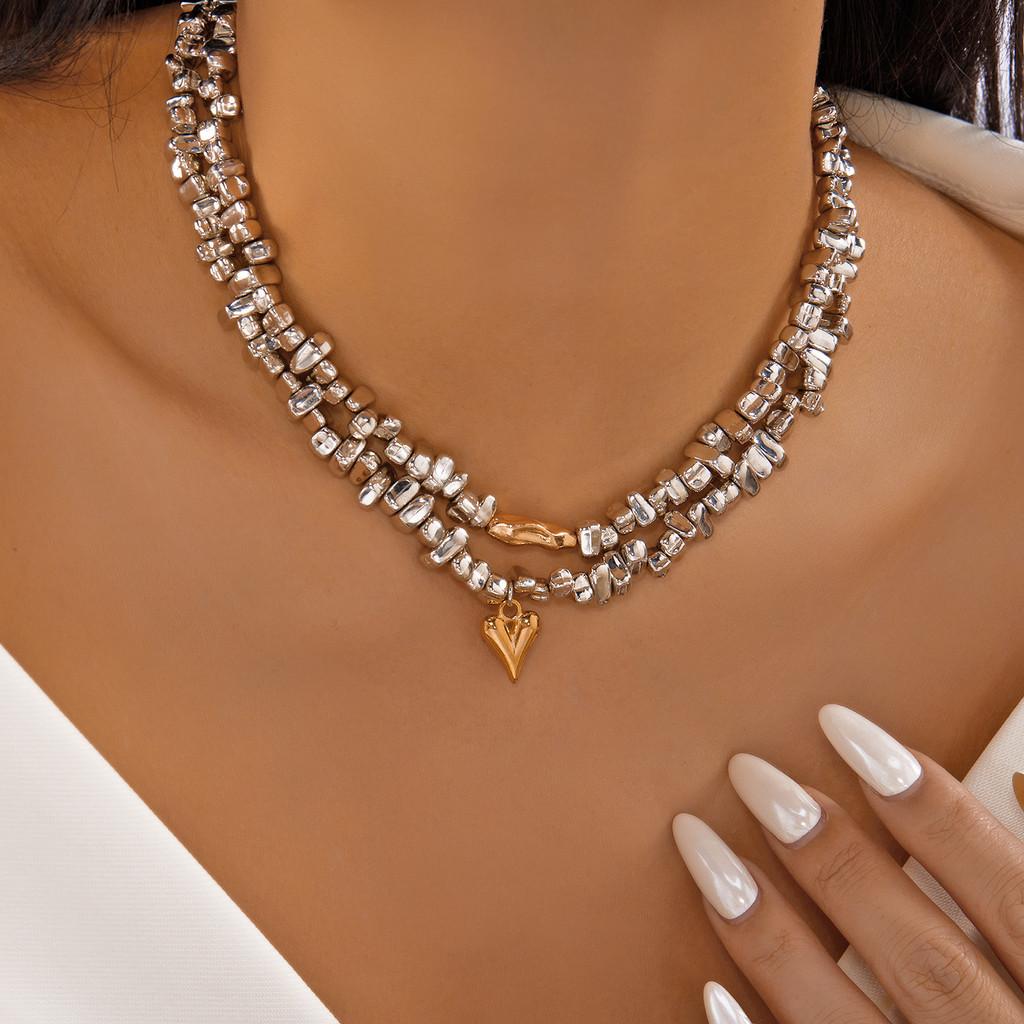 Modern Geometric Jewelry For Women With Alloy Pendants In Minimalist Design