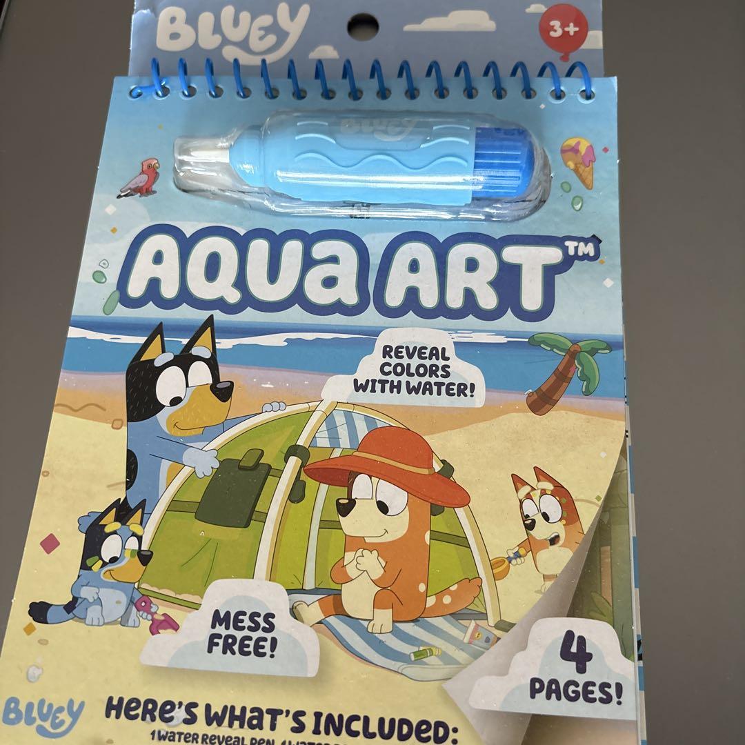

[Б/У] Блуи BLUEY AQUA ART Рисование на водной основе с 4 страницами