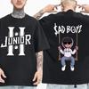 Junior H Sad Boyz TShirts Unisex Harajuku ONeck Short Sleeve Shirts Fans Gift Casual Mens T Shirts Cotton Summer Top Tees