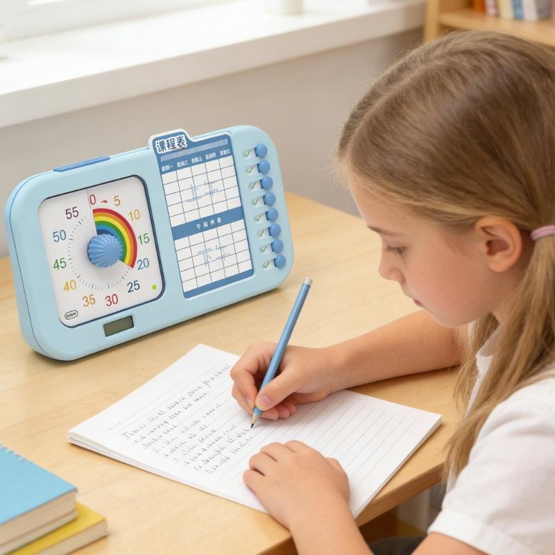 60 Second Visual Display Device With Digital Screen And Task Monitor For Time Management In Office And Study Area