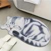 Wear Resistant Design Simulation Cat Floor Mat  Living Room Tea Table Bedside