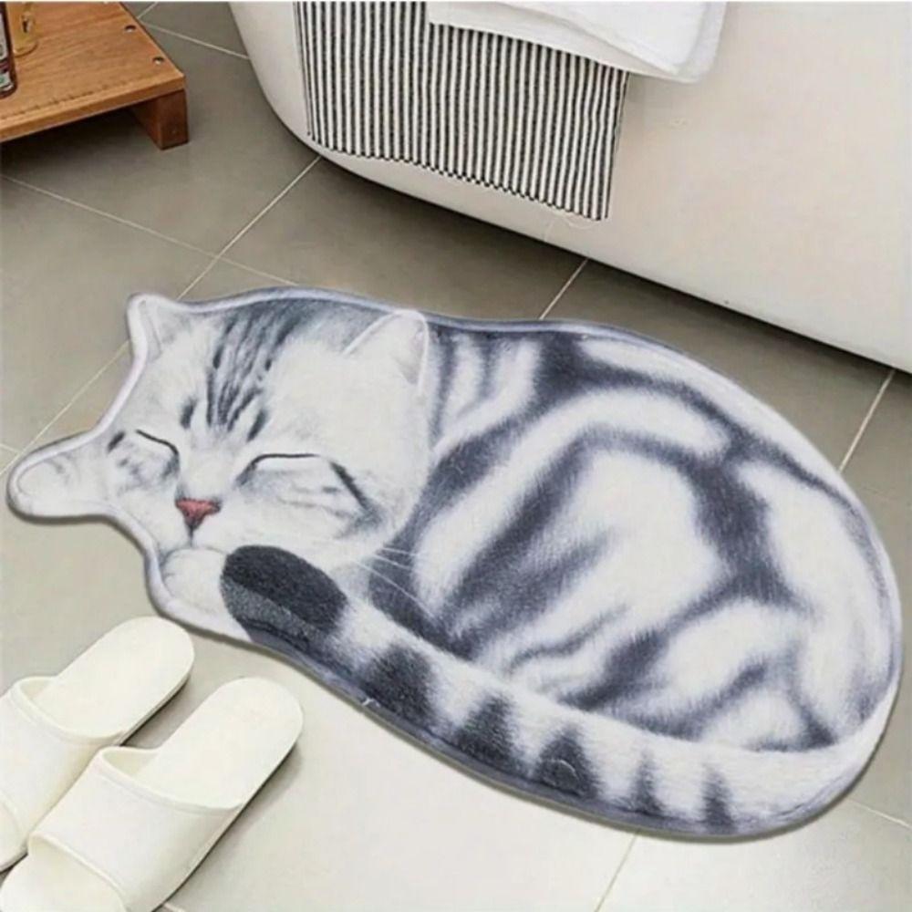 Wear Resistant Design Simulation Cat Floor Mat Living Room Tea Table Bedside