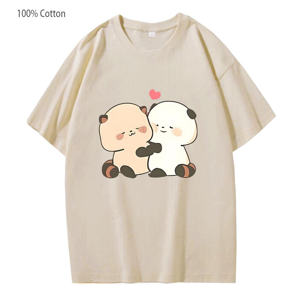 

Cartoon Raccoon Printing T-Shirts Short Sleeve Casual Cotton Summer Tshirt Comfortable Women Men Clothing Cute Graphic Tees 3XL