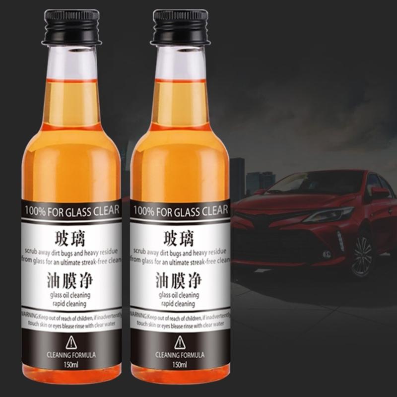Car Cleaner Glass Oil Film Remover Windshields Cleaning Liquid 150ml/5Oz