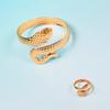 Bague bracelet serpent mode rétro simple polyvalente accessoires pour femmes
