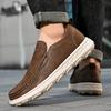 New Men's Casual Shoes Fashion Comfortable Men's Shoes High Quality Leather Men Driving Shoes Handmade Flat Shoes Men Sneakers