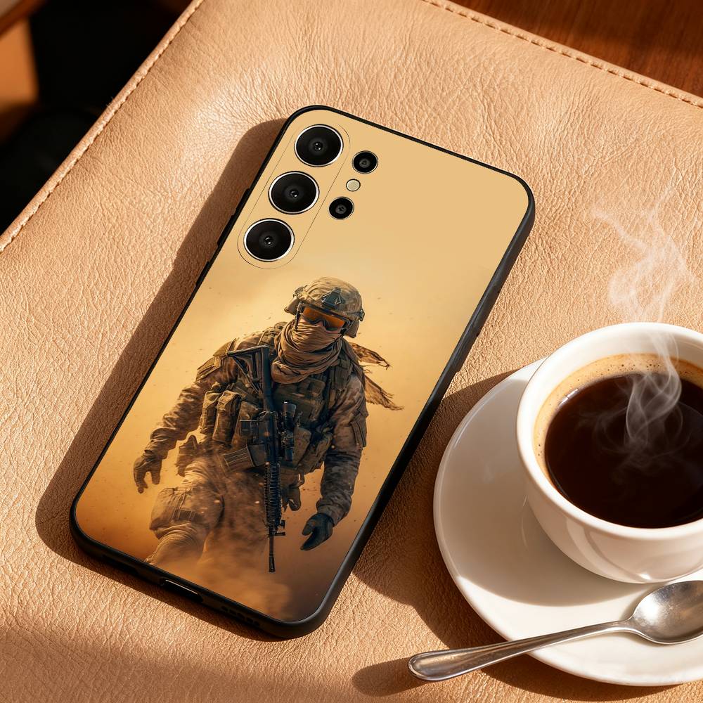 H-Hardcore assault team Phone Case For Samsung S26,S25,S24,S21,S22,S23,S30,Ultra,S20,FE,Lite,10,9,Black Cover