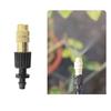 10PCS 4/7PVC Outdoor Misting Cooling System Kit with 1/4" Brass Adjustable Atomizer Sprinkler Heads