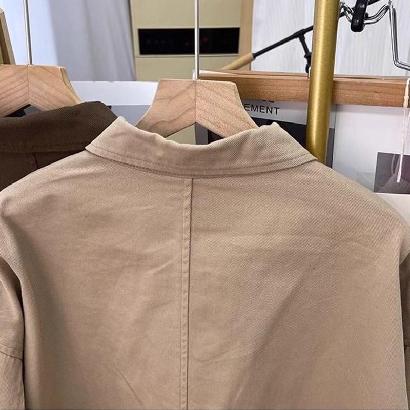 Coat for Women Cotton Autumn Winter Thickened Casual Oversize Loose Sleeve Jacket
