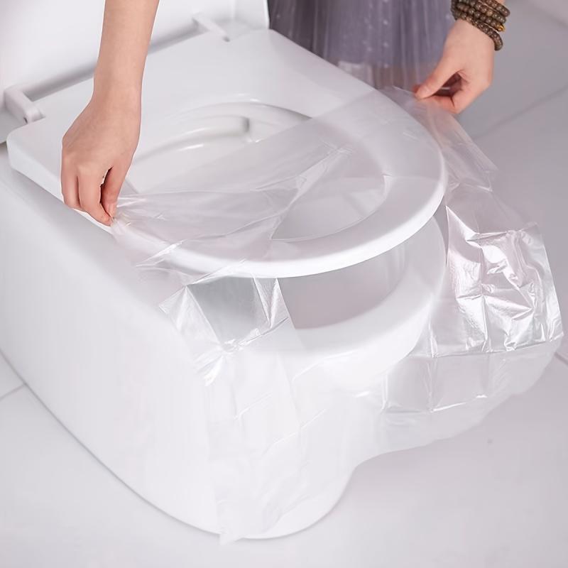 30/50 STÜCK Reise Einweg Toilettensitzbezug Wasserdicht Rutschfest Badezimmer Sitzschoner Matte Reise Essentielles Zubehör