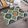 Geometric Floral Pattern Carpet with Vibrant Multicolor Mandala Design Suitable for use as an anti-slip for living room bedroom sofas