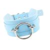 Unisex verstellbare Choker-Halskette O-Ringe Halsband für Tanzaufführungen und Mode