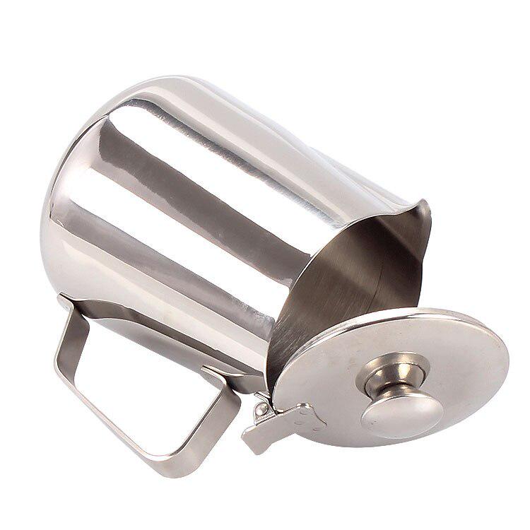 350-2000ml 304 Stainless Steel Flower Espresso Frothers Milk Jug Coffee Pot Used By Induction Cooker