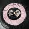 Halloween Witch Hat for Women Lolita Large Brim Witch Hat Cosplay Costume Accessory with Bow Party Decoration for Halloween
