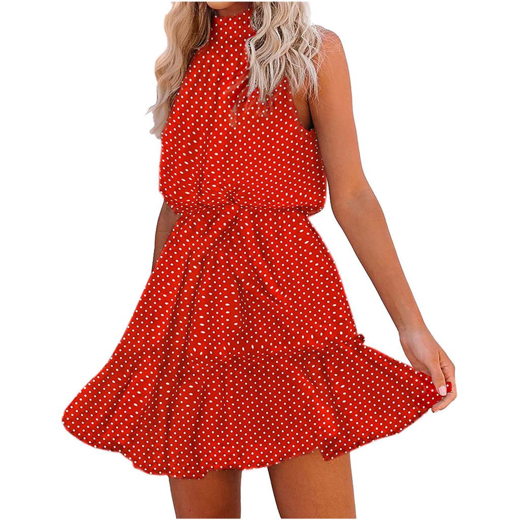 Fashion Women Floral  Printed  Strapless Ruffle Bandage Casual  Dress