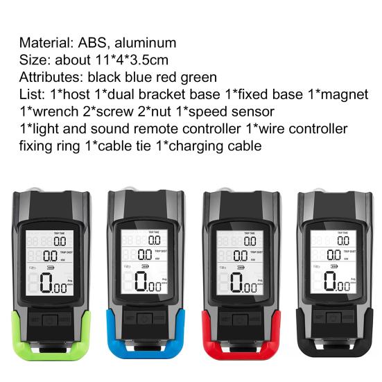 800 Lumen Bike Light LED 3 In1 USB Rechargeable Accurate Stopwatch Light with Horn Bike Accessory