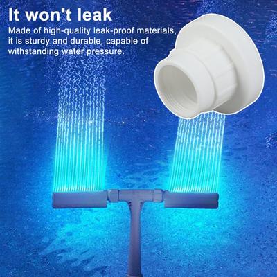 Conector pentru Fântână Potrivire Universală Adaptor pentru Fântână Piscină de Suprafață cu Durabilitate Ridicată Montare Rapidă pentru Lumini Solare pentru Fântână
