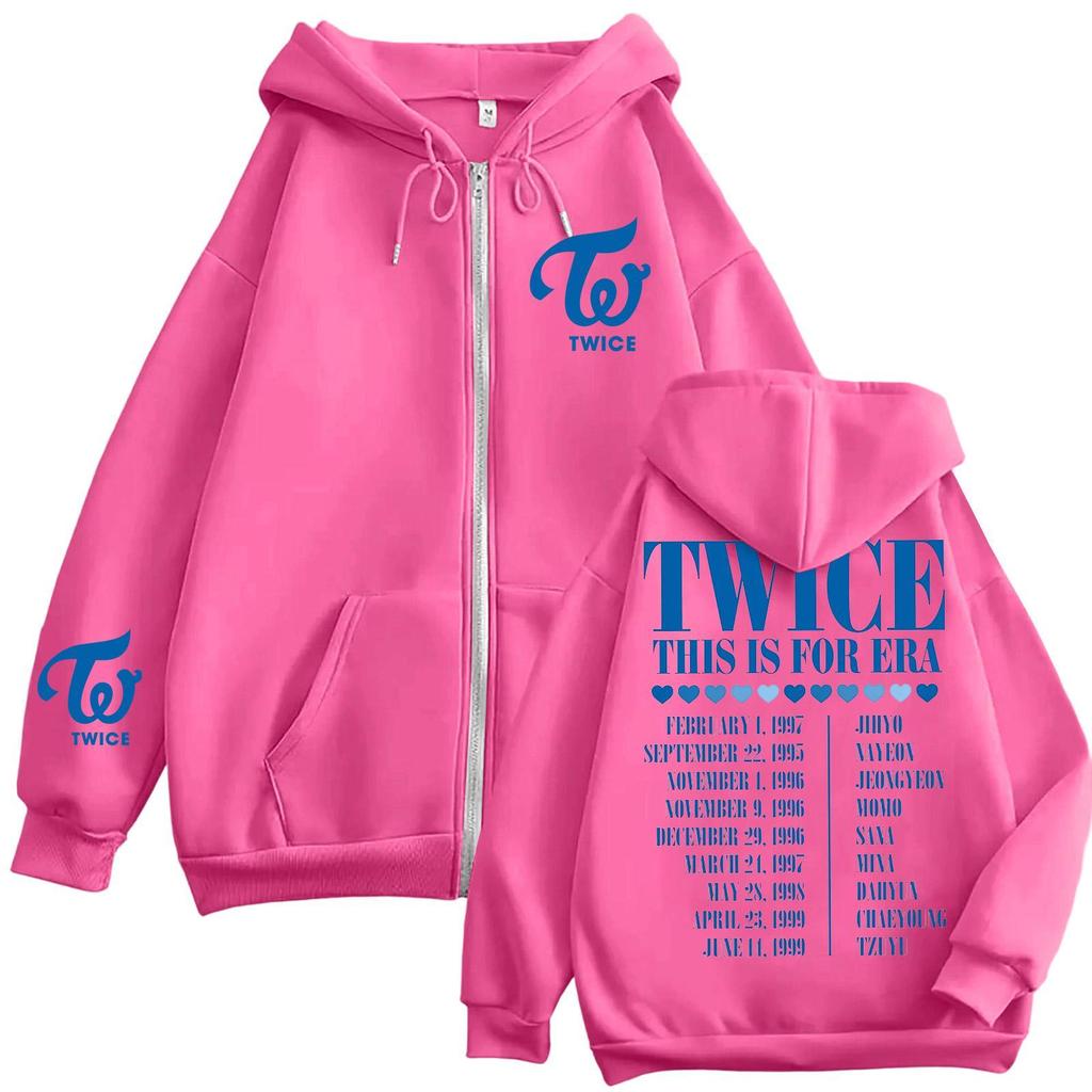 Women's Casual Fashion Printed Long Sleeve Zipper Hooded Sweatshirt