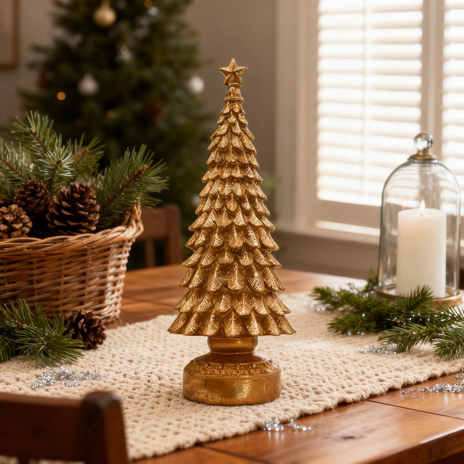 

Трансграничное мини-украшение из смолы в виде рождественской елки - Креативный подарок