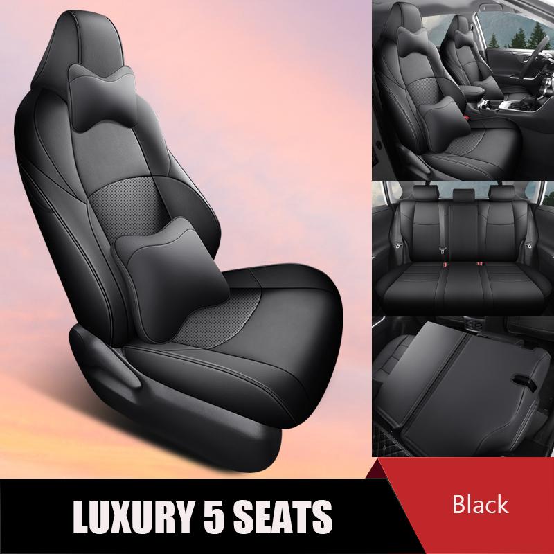 Full Coverage Car Seat Covers For Toyota CHR 2020-2025 Leather Interior Non-slip Seat Cushion Protective Automotive Parts