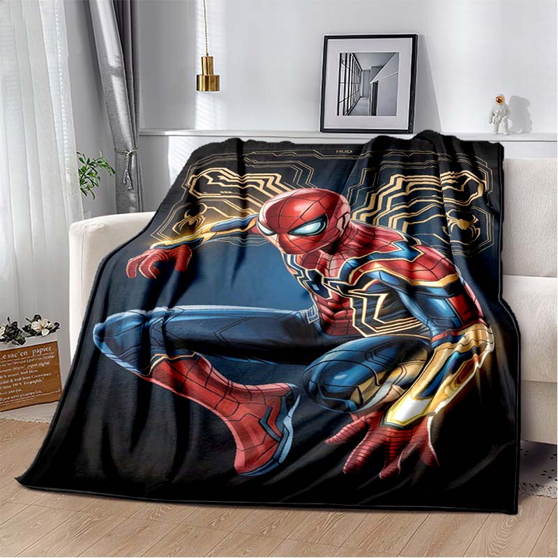 2026 New Spider-Man DIY Printed Blanket, Living Room/Bedroom Shawl, Suitable for Home, Office and Leisure Use, and Can Also Be