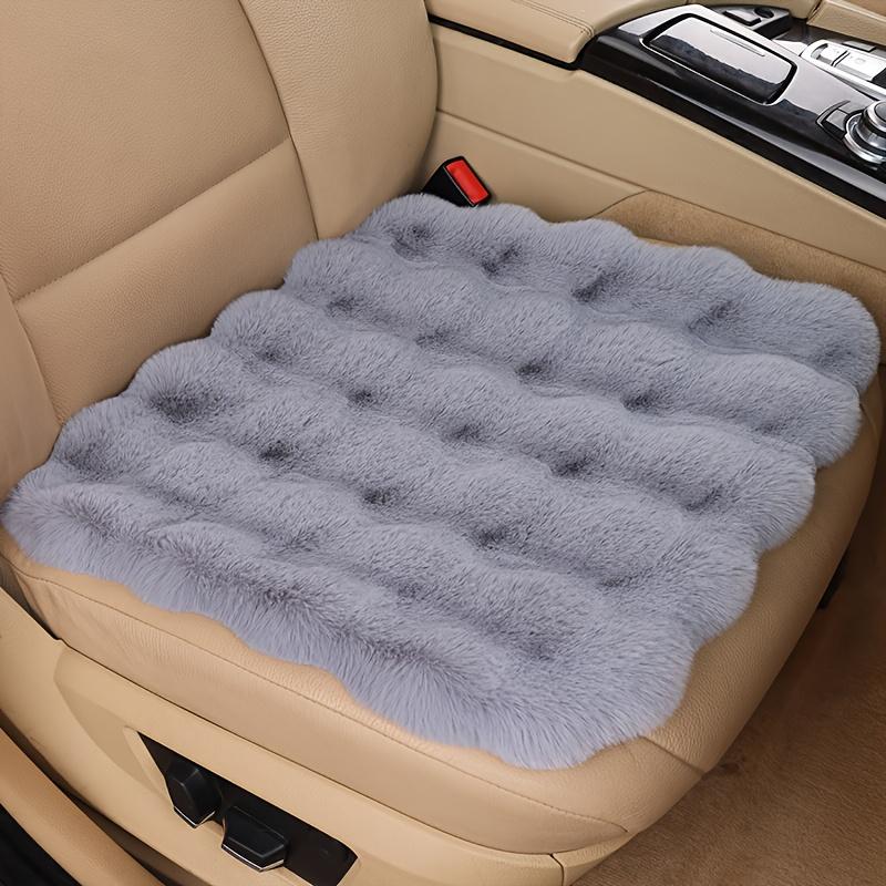 [Winter Plush Car Cushion] New Winter Plush Car Cushion, Non-Slip and Warm, Thickened Universal Single Pad Made of Bubble Plush