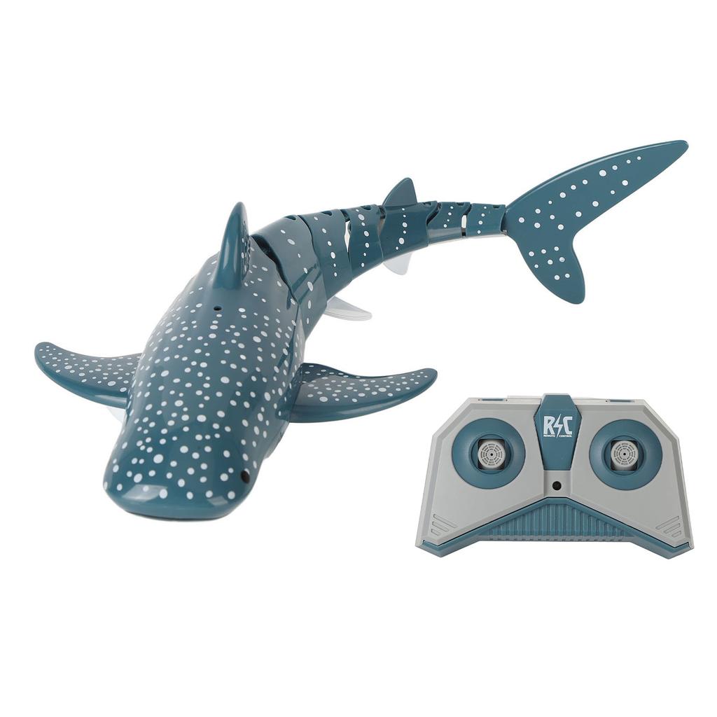 Remote Control Whale Boat 4 Way Waterproof Electronic 2.4GHz RC Whale Pool Toy for RC Boat Water Toy