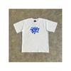 T-shirt Grafica Blu con Sole Adwysd per Uomo e Donna - Maglietta Bohemian Streetwear per Skateboard, Traspirante, Vestibilità Regolare, Manica Corta con Sole Blu