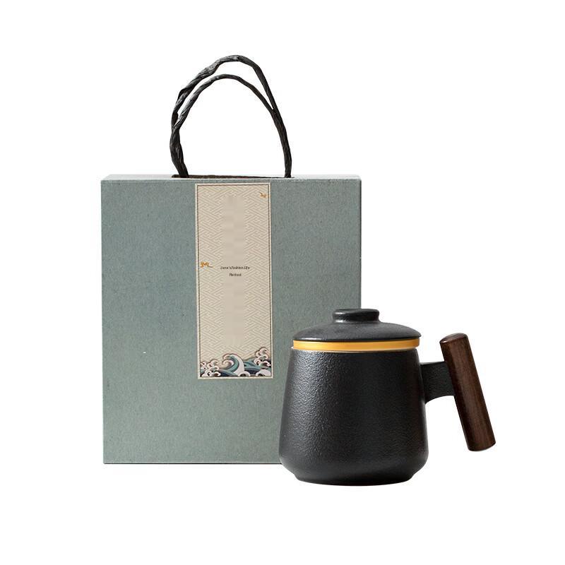 OLOEY Coarse Pottery Tea Infuser Mug
