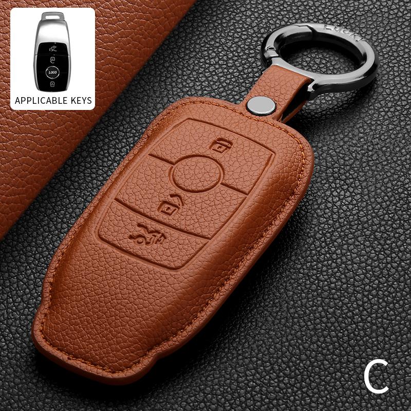 

For Mercedes Benz Keycase C E A B S Class Gle Gla Glb Glc Gls Amg Car Key Bag Exquisite Durable Car Interior Car Accessories