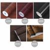 Realistic Red Wood Grain Peel & Stick Vinyl Wrap Self-Adhesive Furniture Film for Tables Cabinets Wardrobes & DIY Home Renovation Wall Paper