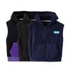 Kids' Hooded Fleece Vest - Sleeveless Autumn/Winter Style for Boys & Girls