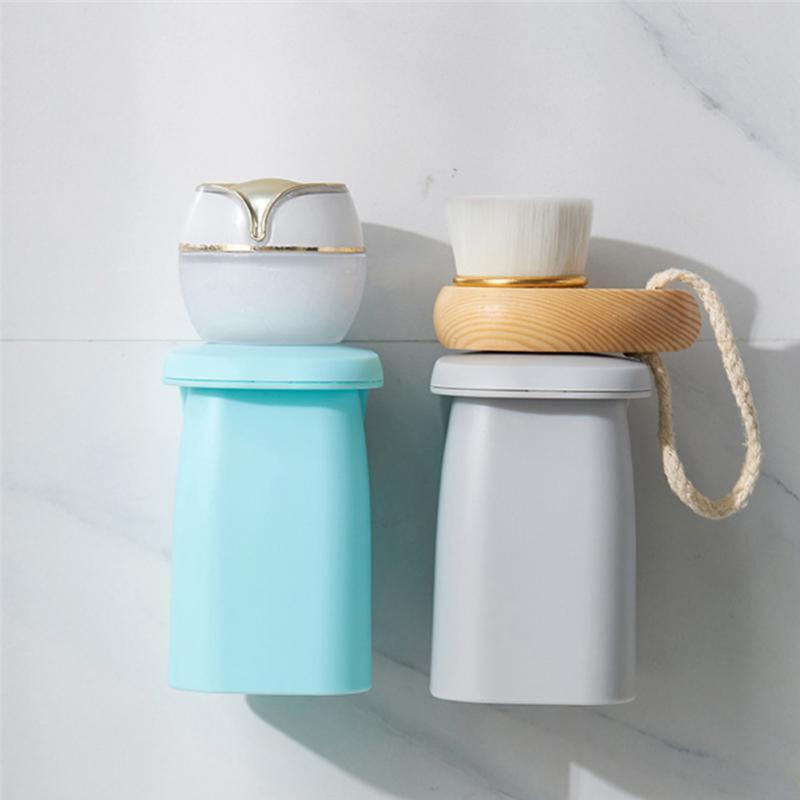 Magnetic Wall-Hung Gargle Cup Holder Couple Family Suit A Toothbrush Stand Bath Articles