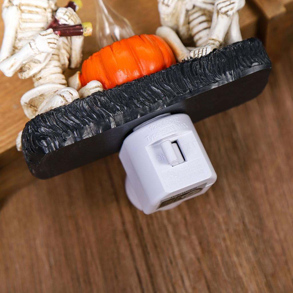 Flame Lamp Resin Craft Halloween Decoration Halloween Atmosphere Lamp Lighting Night Light