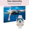 Rose Golden Smart Watch Ultra Thin Luxury Smartwatch Bluetooth Call Custom Dial Health Monitor Fitness Wristwatch for Ladies