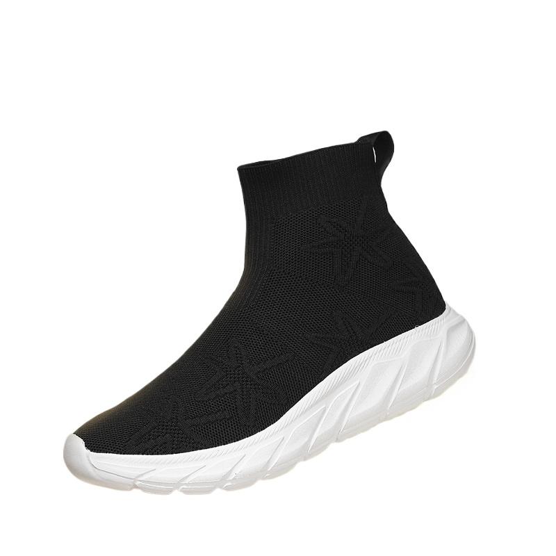 

Удобная нескользящая повседневная спортивная обувь, фитнес-беговые ботинки, мужские и женские, новые зимние, кашемировые, теплые, легкие 45 чёрный