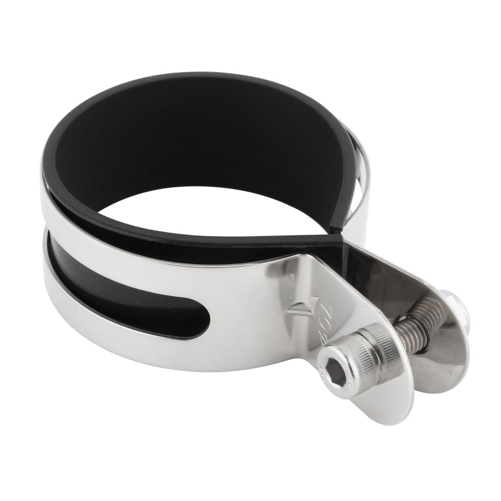 Kijima 209-268 Motorcycle Parts Muffler Band 2.8 Inches (70 Mm) Bunker Type General Purpose Stainless Steel