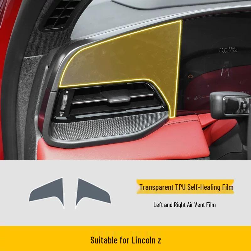 Lincoln Z Navigation Screen Protector - TPU HD Film for Center Console Display